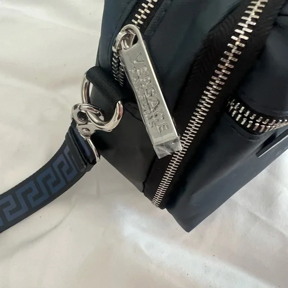Versace perfume Navy Blue Men's Bag